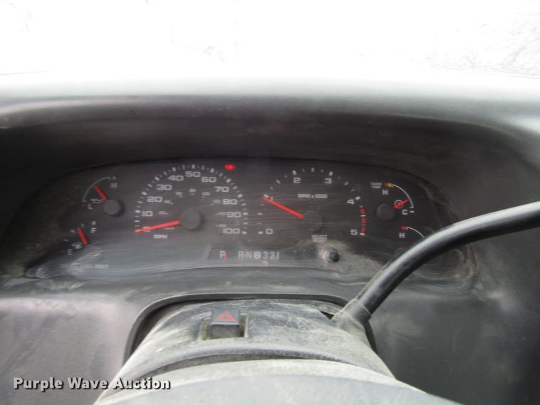 image for item DB6835 2004 Ford F350 Super Duty Crew Cab utility bed pickup truck