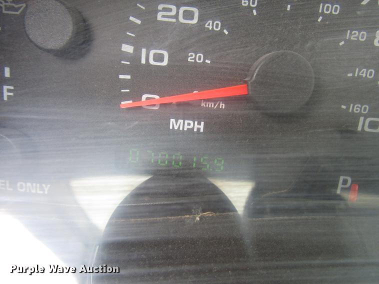 image for item DB6835 2004 Ford F350 Super Duty Crew Cab utility bed pickup truck