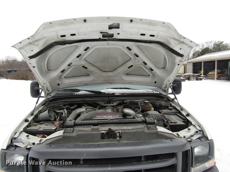 image for item DB6835 2004 Ford F350 Super Duty Crew Cab utility bed pickup truck