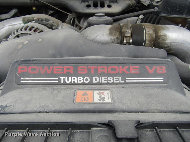 image for item DB6835 2004 Ford F350 Super Duty Crew Cab utility bed pickup truck