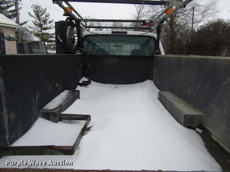 image for item DB6835 2004 Ford F350 Super Duty Crew Cab utility bed pickup truck