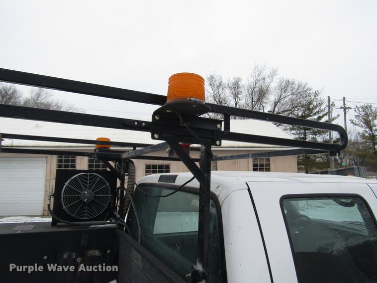 image for item DB6835 2004 Ford F350 Super Duty Crew Cab utility bed pickup truck