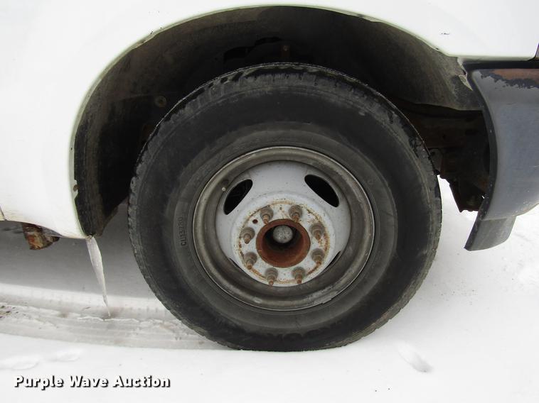 image for item DB6835 2004 Ford F350 Super Duty Crew Cab utility bed pickup truck