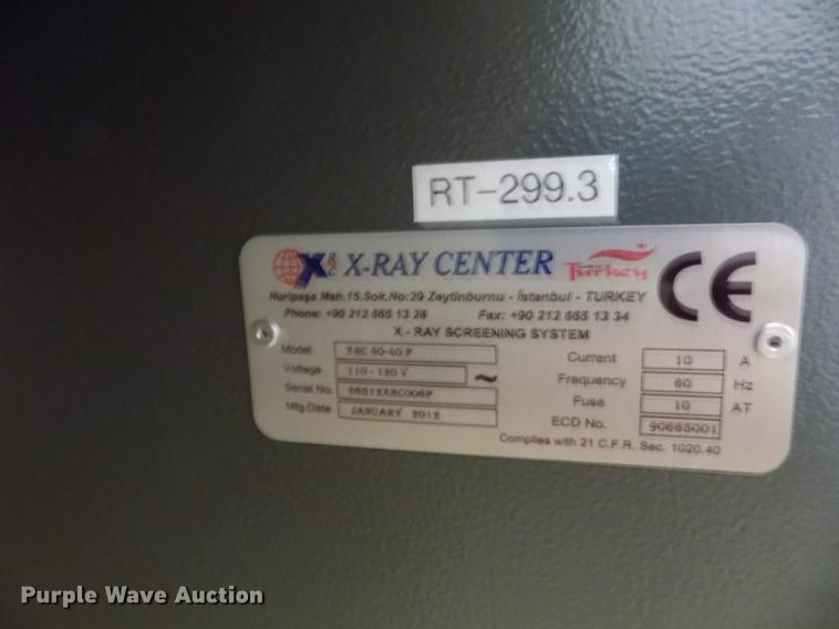 image for item DD3504 2012 Security Screening Solutions X-Ray machine