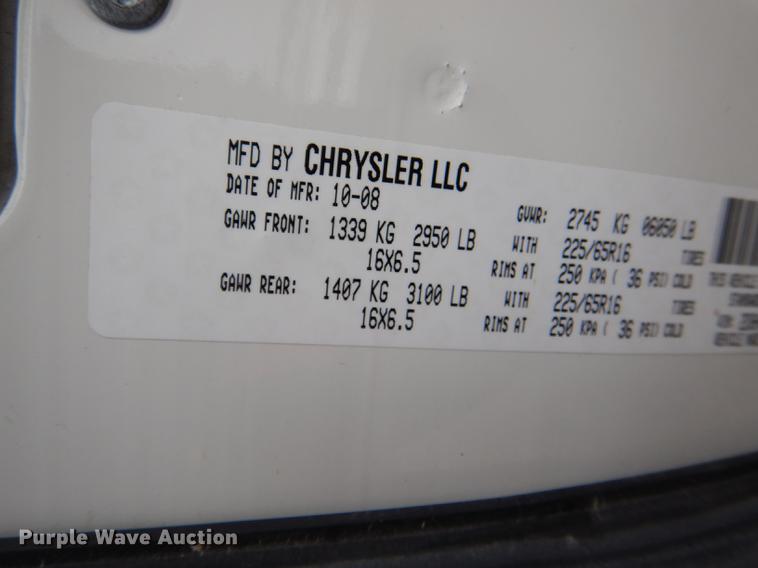 image for item DE0086 2009 Dodge Grand Caravan SE handicap accessible van