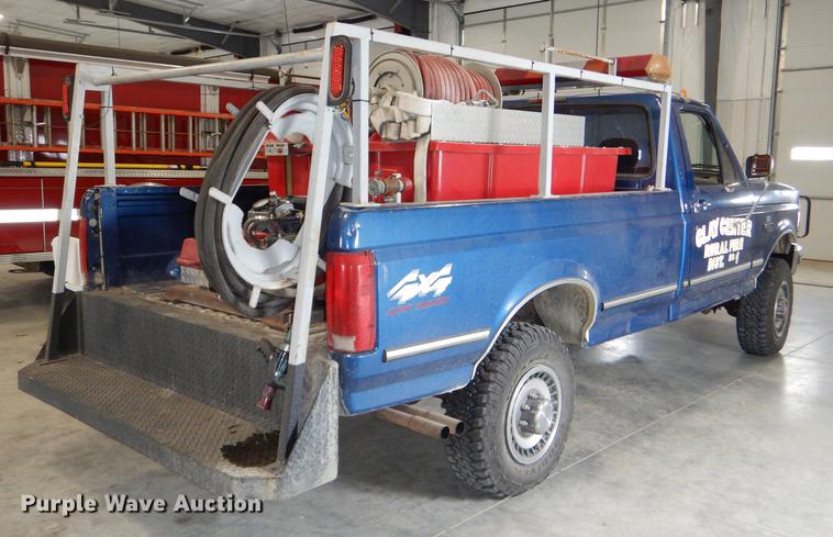 image for item DE0127 1994 Ford F350 XLT brush fire truck