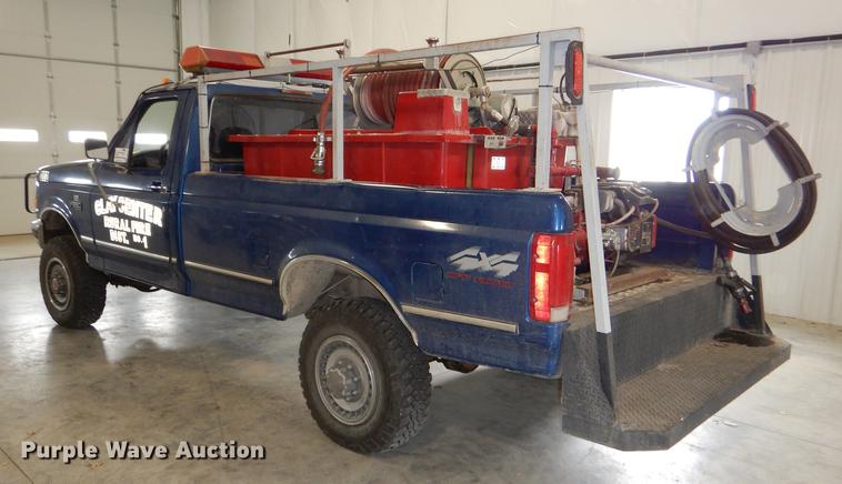 image for item DE0127 1994 Ford F350 XLT brush fire truck