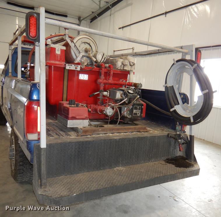 image for item DE0127 1994 Ford F350 XLT brush fire truck