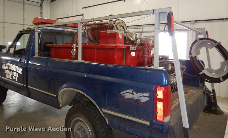 image for item DE0127 1994 Ford F350 XLT brush fire truck