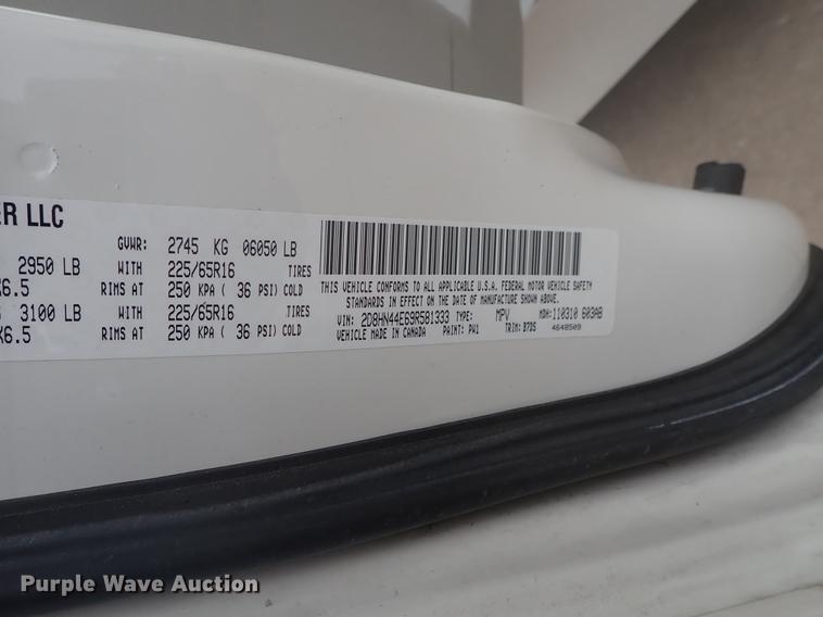 image for item DF8758 2009 Dodge Grand Caravan van