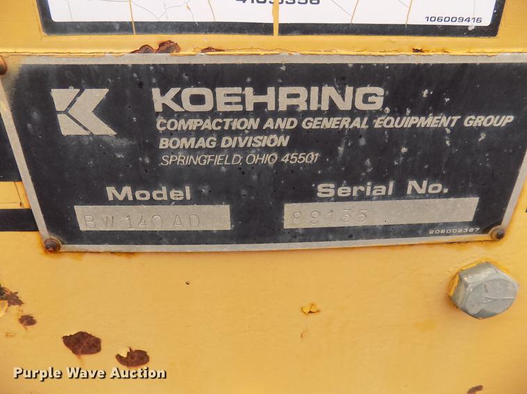 image for item DG3344 1980 Bomag BW140AD double drum vibratory roller