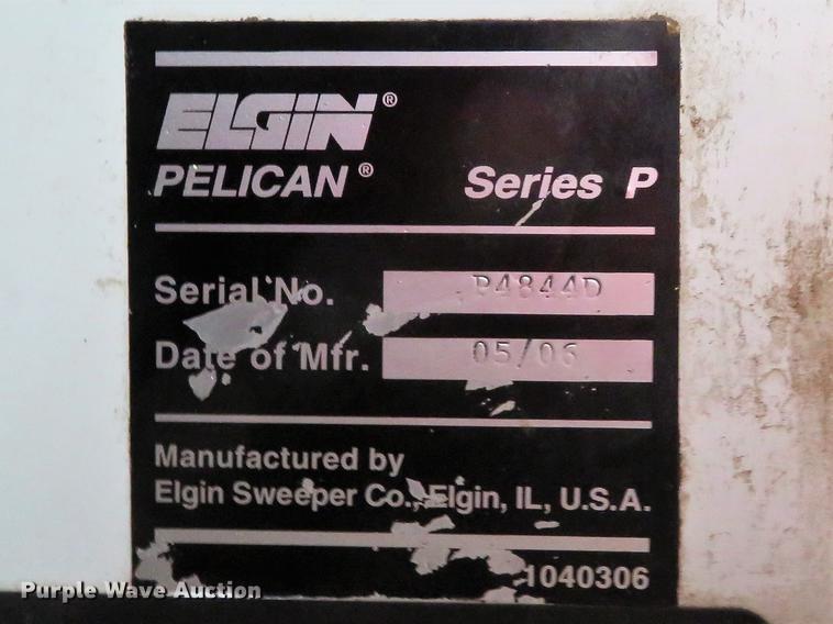 image for item DG3876 2006 Elgin Pelican street sweeper
