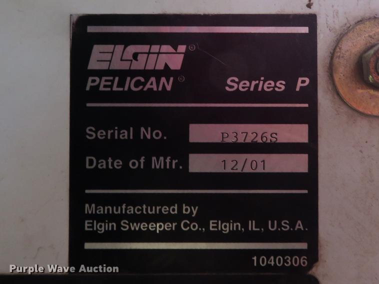 image for item DG3877 2002 Elgin Pelican P series street sweeper