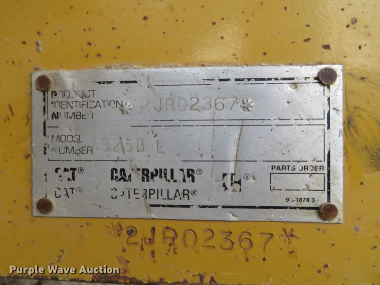 image for item DG3884 1999 Caterpillar 325B L excavator