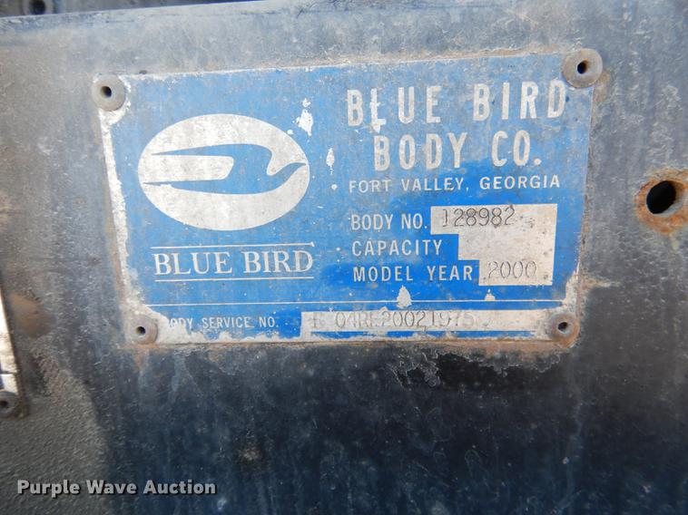 image for item FA9265 2000 Blue Bird LTC40 coach bus