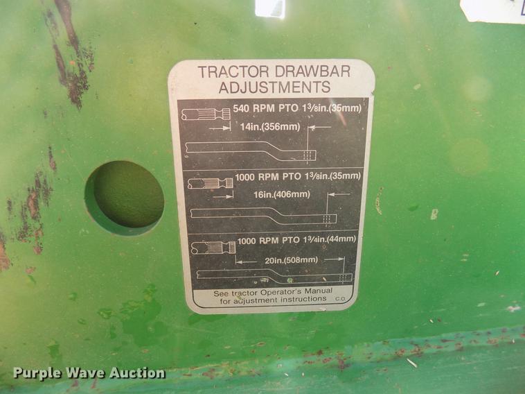 image for item FG9054 John Deere batwing rotary mower