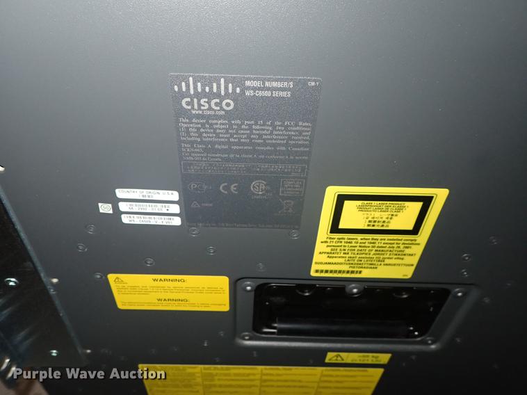 image for item FL9589 Cisco WS-C6500 network switch