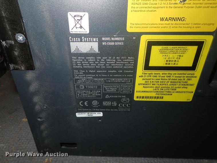 image for item FL9590 Cisco Catalyst 6513 network switch