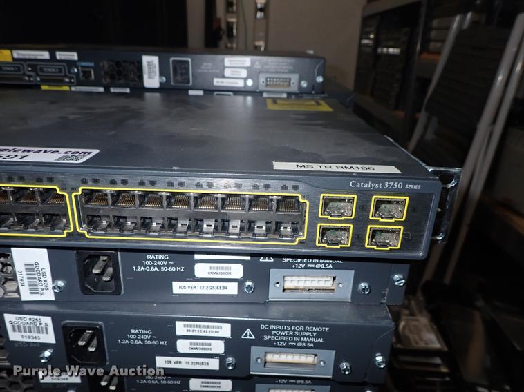 image for item FL9591 (43) Cisco Catalyst 3750 network switches