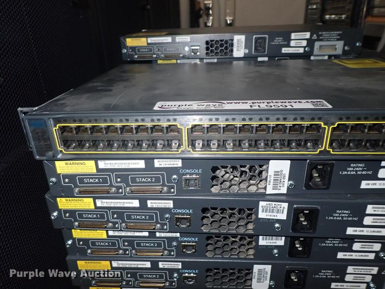 image for item FL9591 (43) Cisco Catalyst 3750 network switches