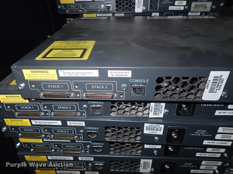 image for item FL9591 (43) Cisco Catalyst 3750 network switches