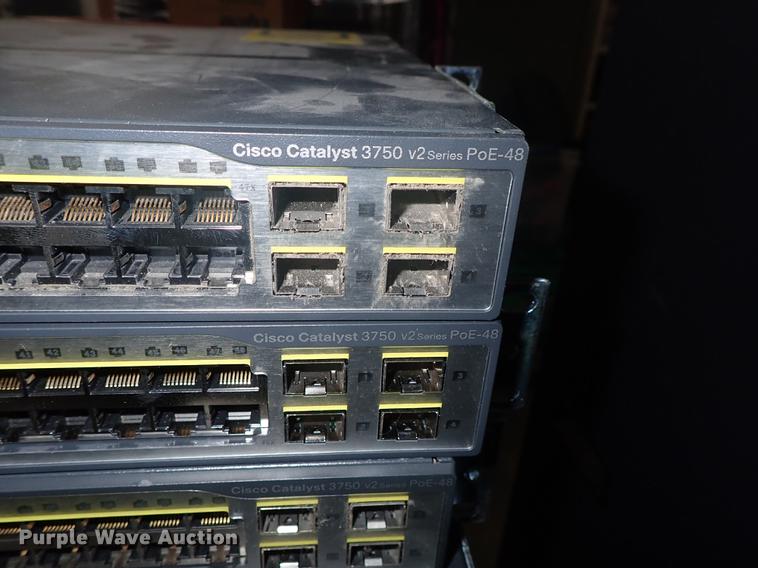 image for item FL9592 (35) Cisco Catalyst 3750 V2 POE-48 network switches