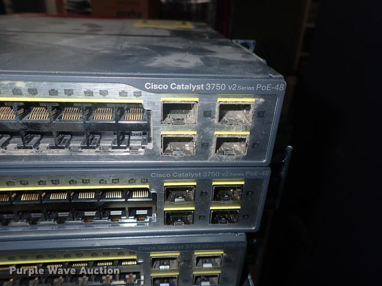 image for item FL9592 (35) Cisco Catalyst 3750 V2 POE-48 network switches