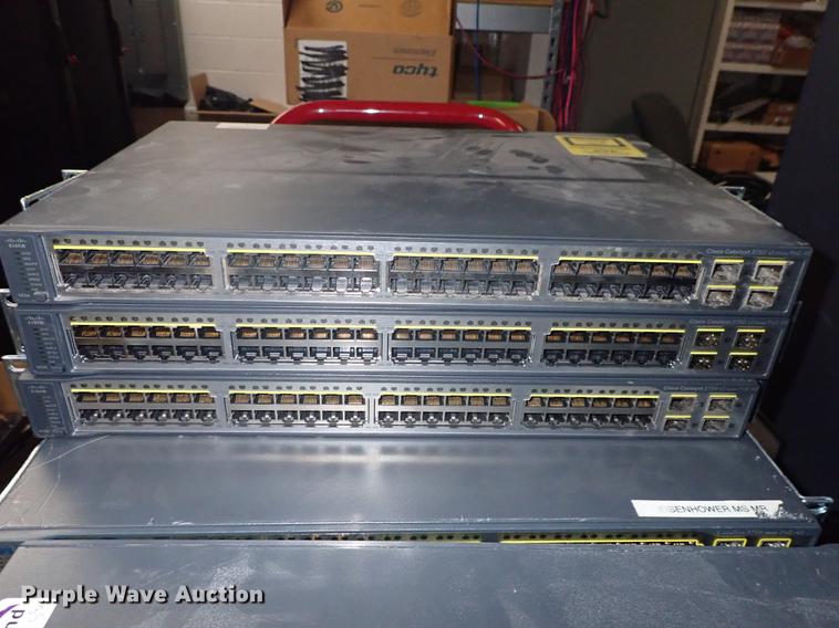 image for item FL9592 (35) Cisco Catalyst 3750 V2 POE-48 network switches