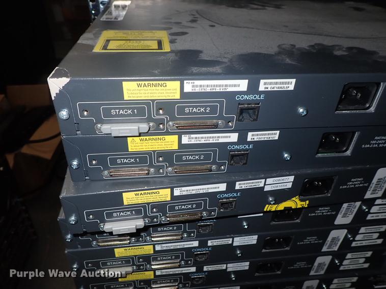 image for item FL9592 (35) Cisco Catalyst 3750 V2 POE-48 network switches