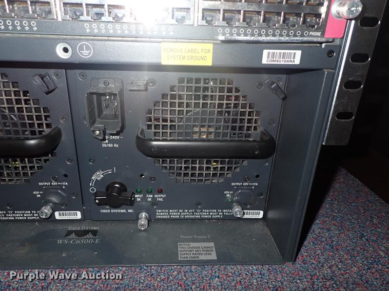 image for item FL9595 Cisco Systems WS-C6500-E network switch