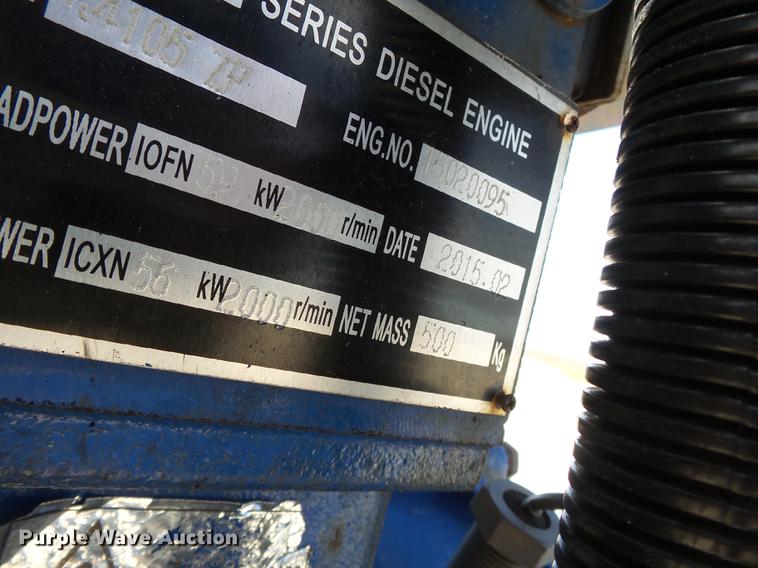 image for item CD9566 2015 CN 4105ZP irrigation power unit