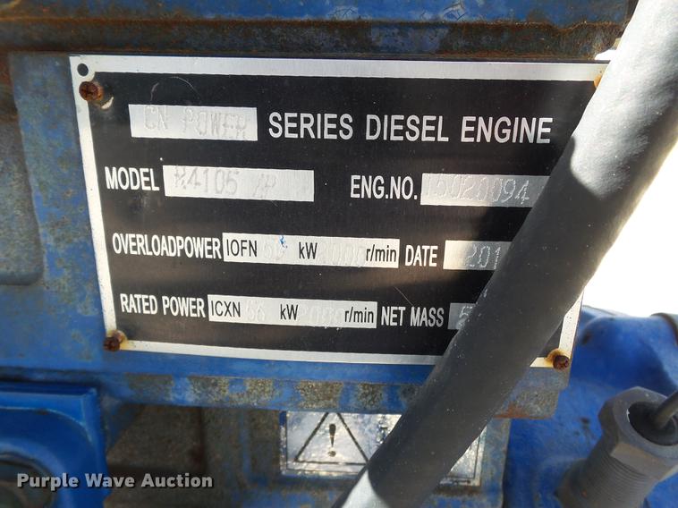 image for item CD9568 2015 CN 4105ZP irrigation power unit