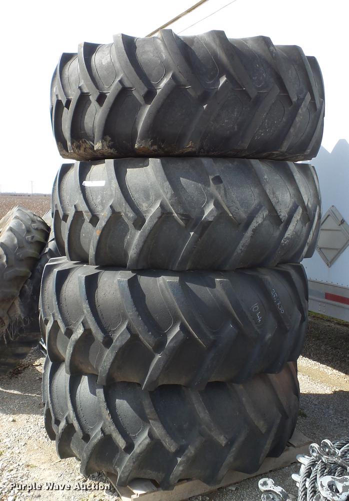 image for item CD9585 (4) Titan 23.1R30 tires and wheels