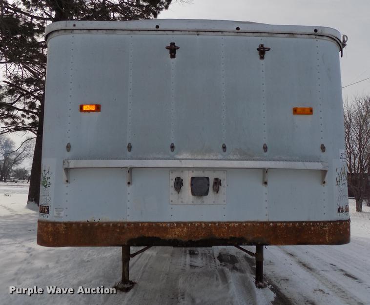 image for item DE7608 1980 Timpte double hopper bottom grain trailer