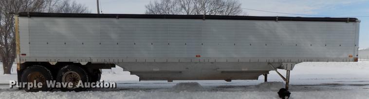 image for item DE7608 1980 Timpte double hopper bottom grain trailer