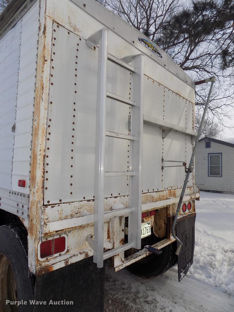 image for item DE7608 1980 Timpte double hopper bottom grain trailer