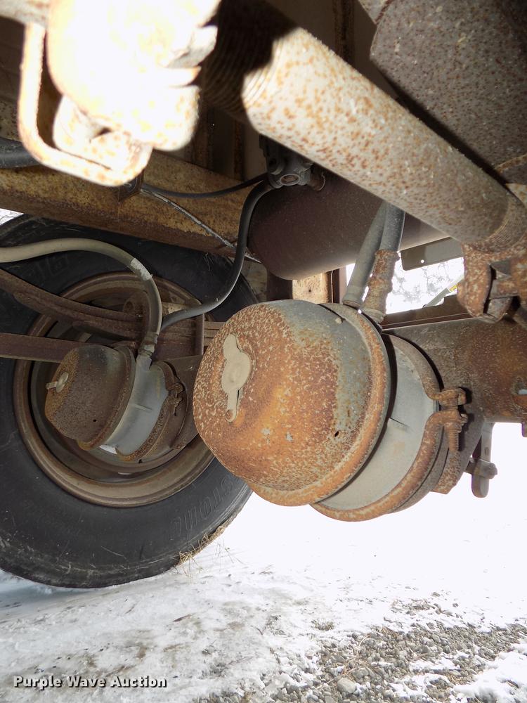 image for item DE7608 1980 Timpte double hopper bottom grain trailer