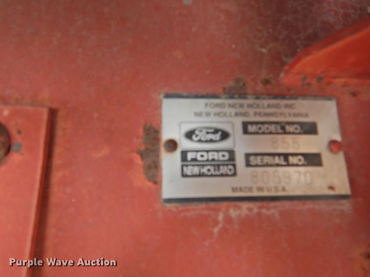 image for item DF2507 1989 New Holland 855 round baler