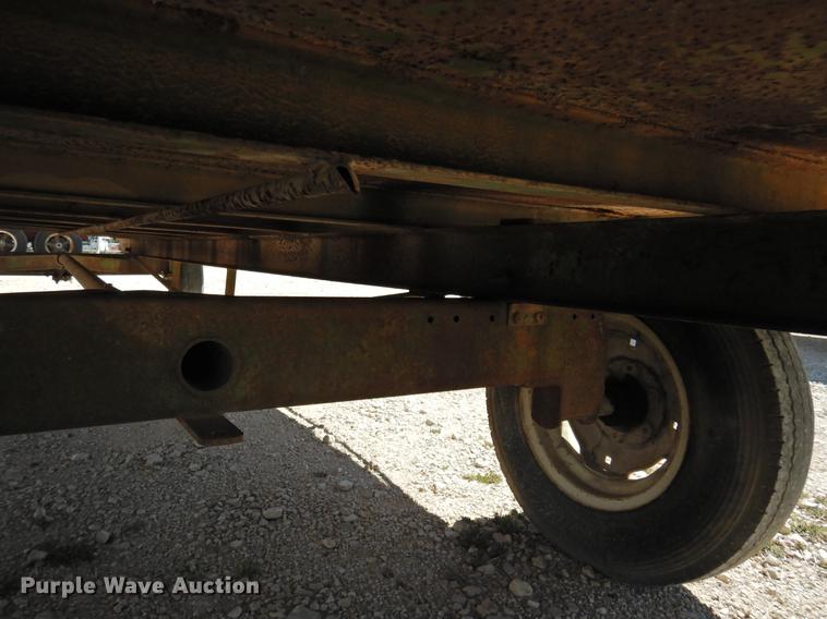 image for item DF2515 Shop built hay wagon
