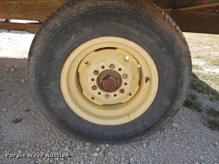 image for item DF2515 Shop built hay wagon