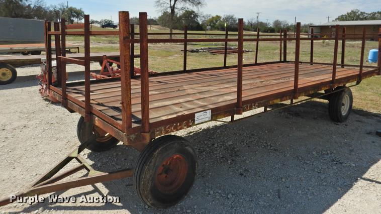 image for item DF2516 Shop built hay wagon