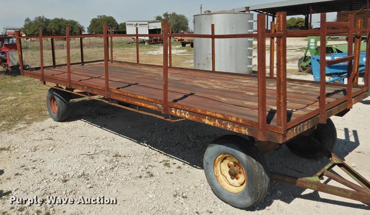 image for item DF2516 Shop built hay wagon