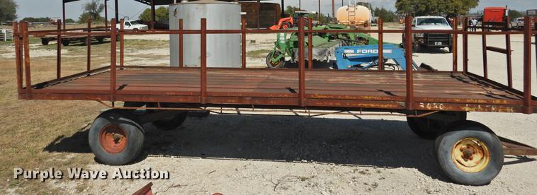 image for item DF2516 Shop built hay wagon