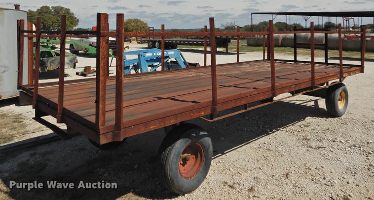 image for item DF2516 Shop built hay wagon