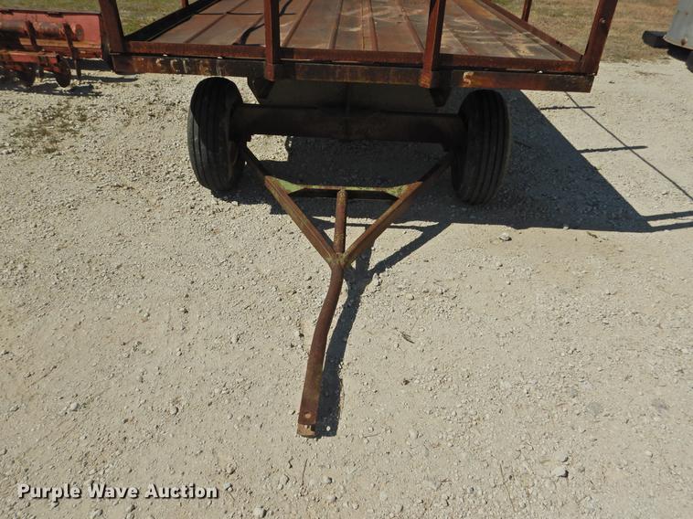 image for item DF2516 Shop built hay wagon