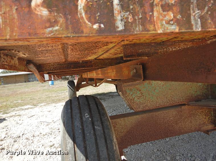 image for item DF2516 Shop built hay wagon