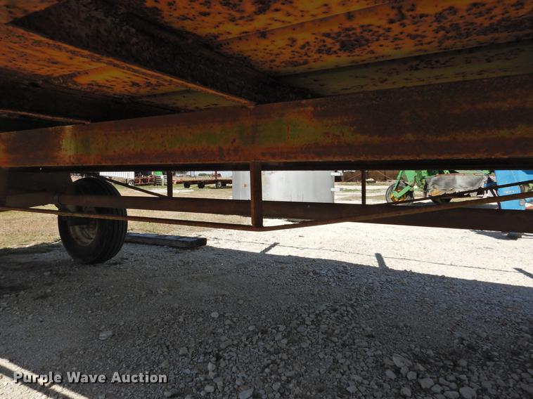 image for item DF2516 Shop built hay wagon