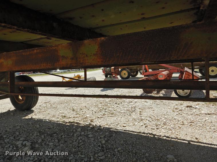 image for item DF2516 Shop built hay wagon