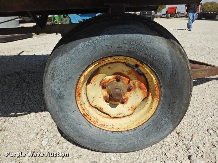 image for item DF2516 Shop built hay wagon