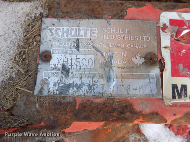 image for item DF2942 Schulte XH1500 batwing rotary mower